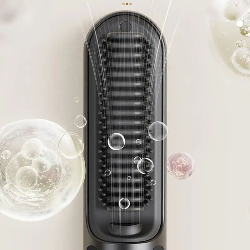 image-Brush Straightener for Women Negative Ion Straightener Brush Hair