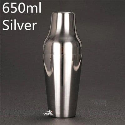 image-Stainless Steel Cocktail Boston Bar Shaker: 2-piece Set: 18oz Unweighted & 28oz
