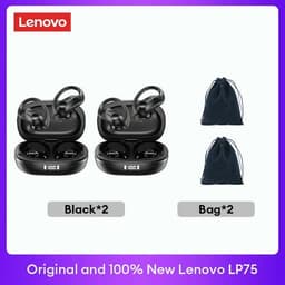 image-Original Lenovo LP75 TWS Bluetooth V5.3 Headphones Wireless LED