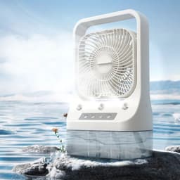 image-Portable Humidifier Fan Air Conditioners Household Cooling Fan For