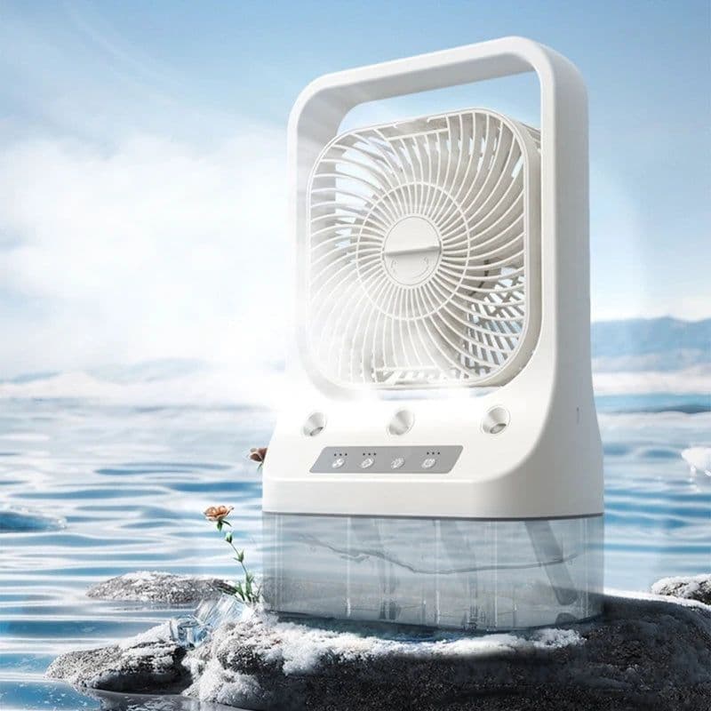 image-Portable Humidifier Fan Air Conditioners Household Cooling Fan For