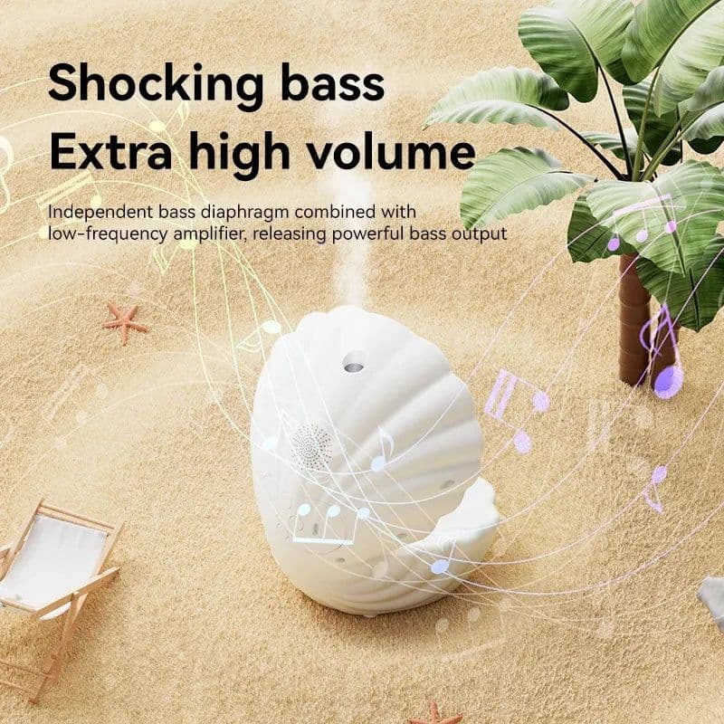 image-Portable Bluetooth Speaker Shell Design with Colorful Atmosphere Light