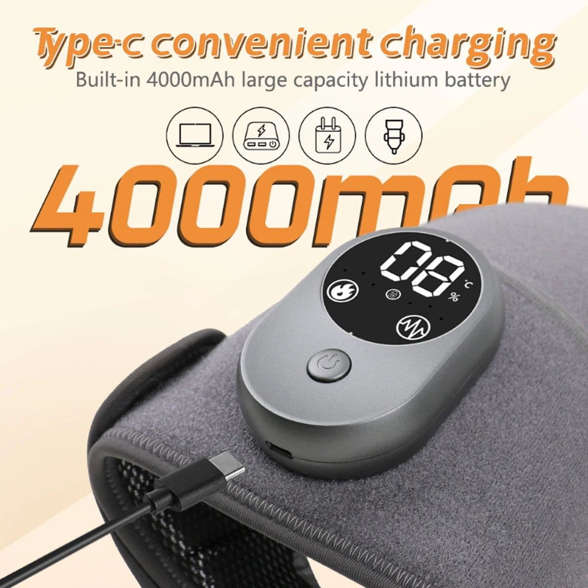 image-Portable Electric Heating Knee Pads, Old Cold Legs Intelligent