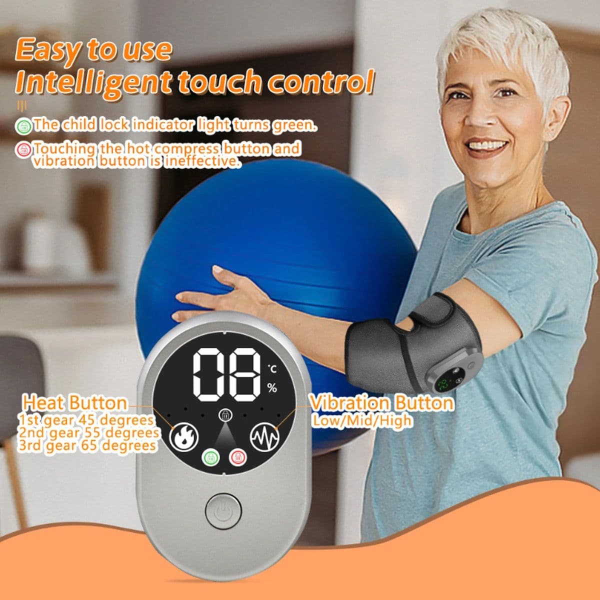 image-Portable Electric Heating Knee Pads, Old Cold Legs Intelligent