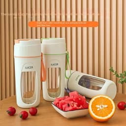 image-Portable Blender USB Rechargeable Personal Size Blender Juicer
