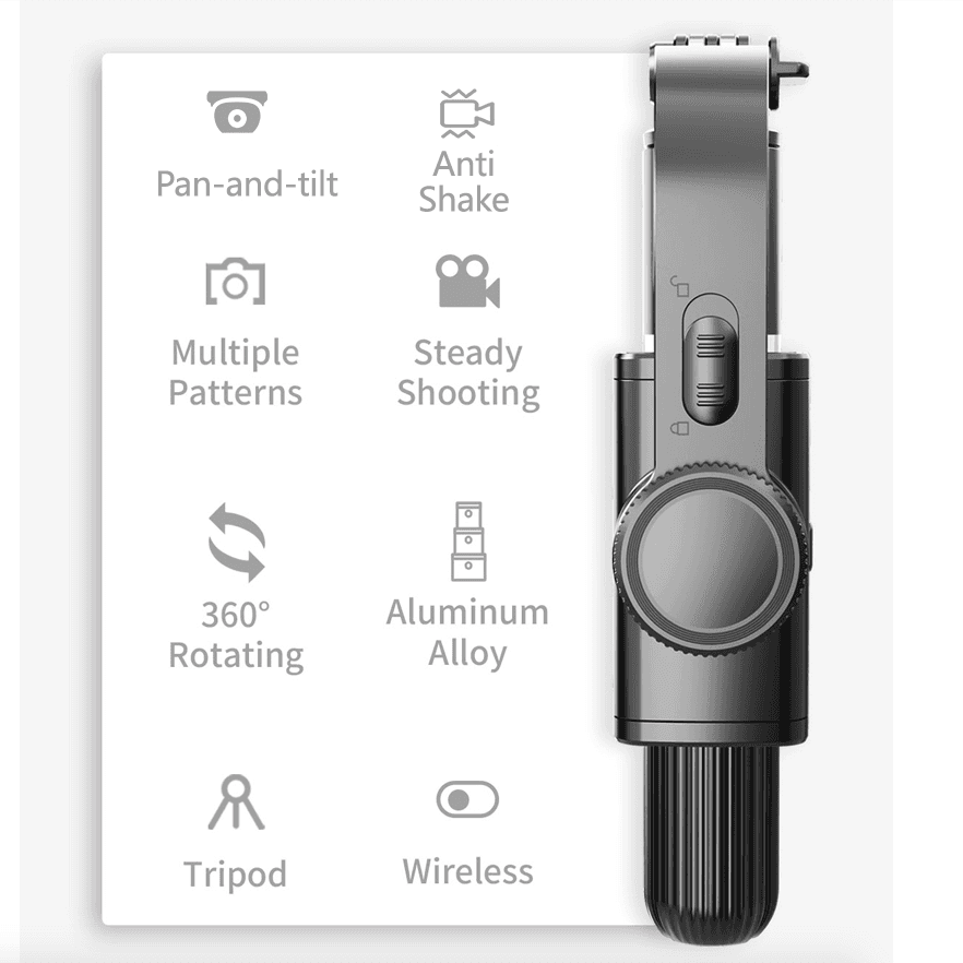 image-Ninja Mobile Selfie Stick Tripod Stabilizer