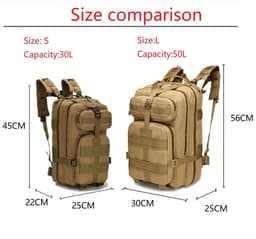 image-Bags Backpacks Hiking Backpack Outdoor Military Rucksacks Tactical