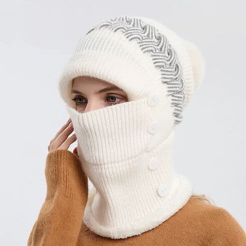 image-Beanies For Women Winter Knitted Hats Thick Warm Beanie Skullies Hat