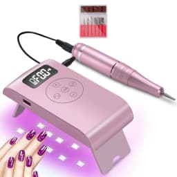 image-New Rechargeable Electric Cordless Nail Drill Machine 35,000 RPM & UV