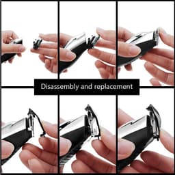 image-Hair Clipper Set Electric Hair Trimmer Cordless Shaver