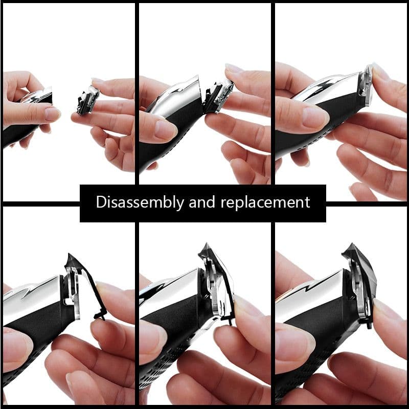 image-Hair Clipper Set Electric Hair Trimmer Cordless Shaver
