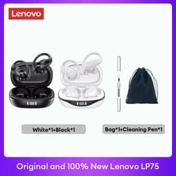 image-Original Lenovo LP75 TWS Bluetooth V5.3 Headphones Wireless LED
