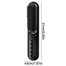 image-Brush Straightener for Women Negative Ion Straightener Brush Hair