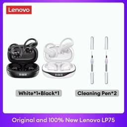 image-Original Lenovo LP75 TWS Bluetooth V5.3 Headphones Wireless LED