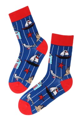 image-SEA themed cotton socks