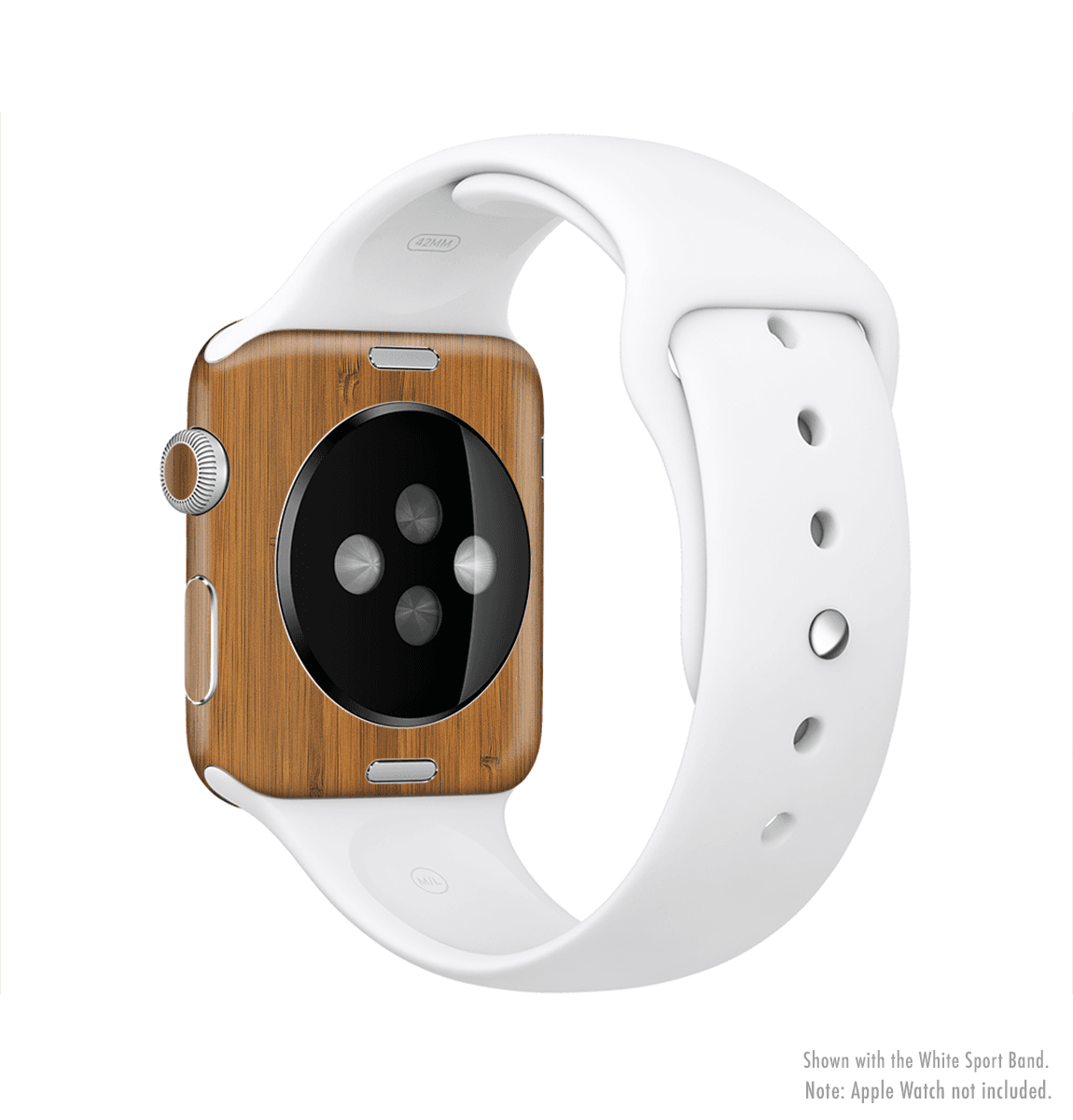 image-The Real Bamboo Wood Full-Body Skin Kit for the Apple Watch