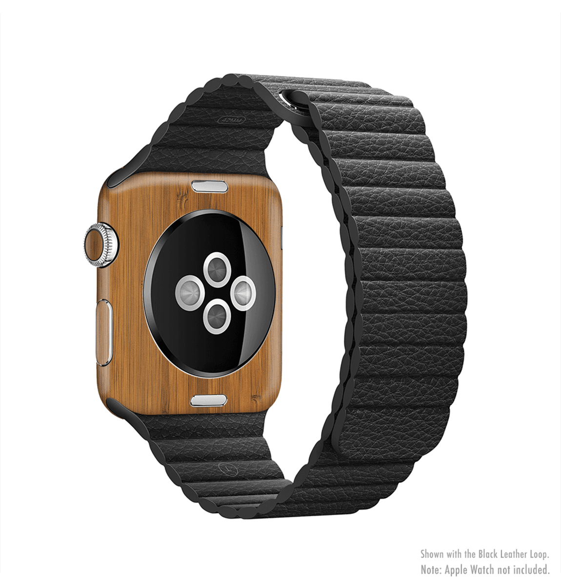 image-The Real Bamboo Wood Full-Body Skin Kit for the Apple Watch