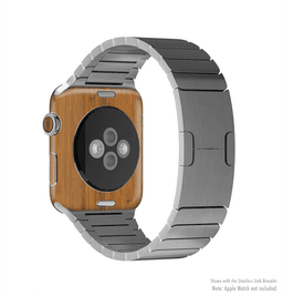 image-The Real Bamboo Wood Full-Body Skin Kit for the Apple Watch