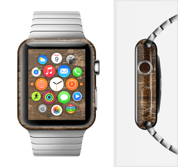 image-The Old Worn Wooden Planks V2 Full-Body Skin Kit for the Apple Watch