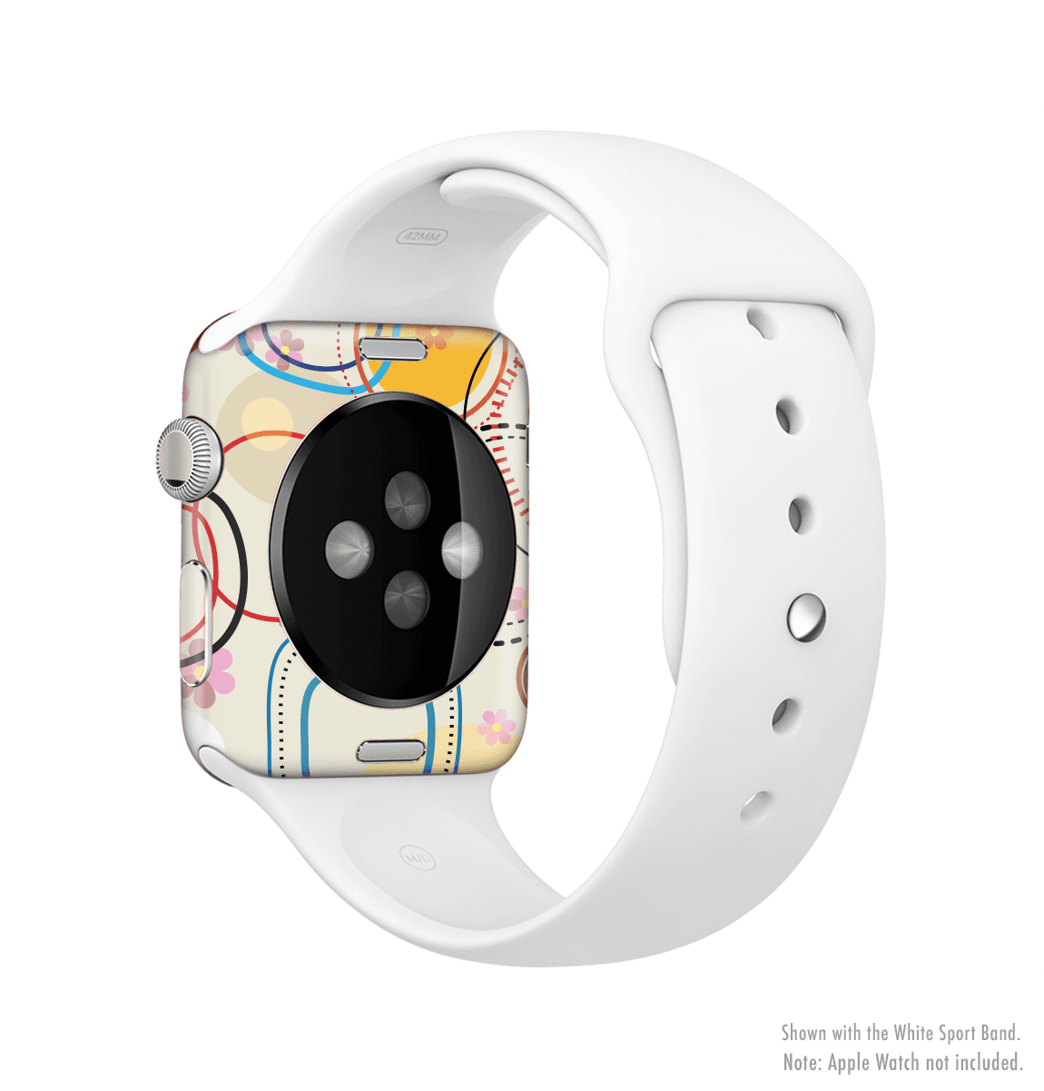 image-The Open Vintage Vector Swirls Full-Body Skin Kit for the Apple Watch