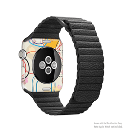 image-The Open Vintage Vector Swirls Full-Body Skin Kit for the Apple Watch