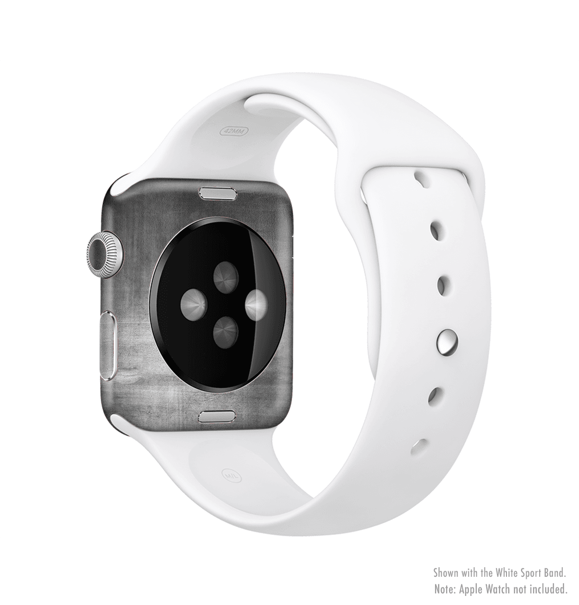 image-The Grungy Gray Panel Full-Body Skin Kit for the Apple Watch