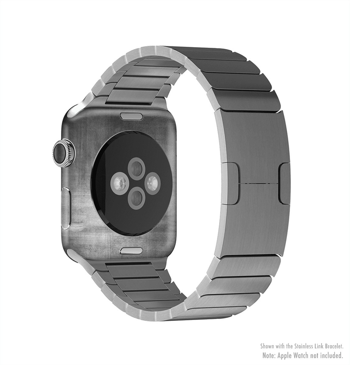 image-The Grungy Gray Panel Full-Body Skin Kit for the Apple Watch