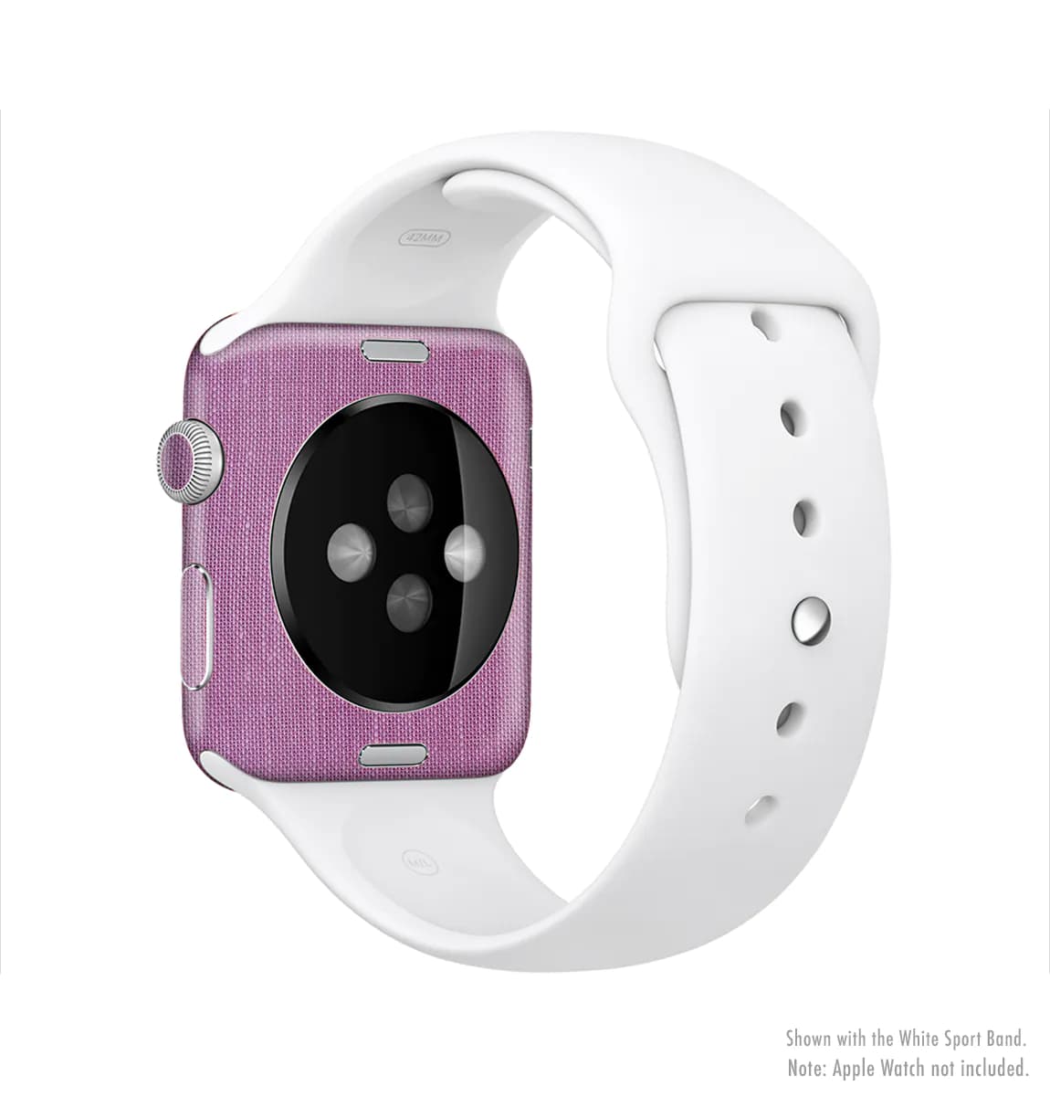 image-The Purple Fabric Texture Full-Body Skin Kit for the Apple Watch