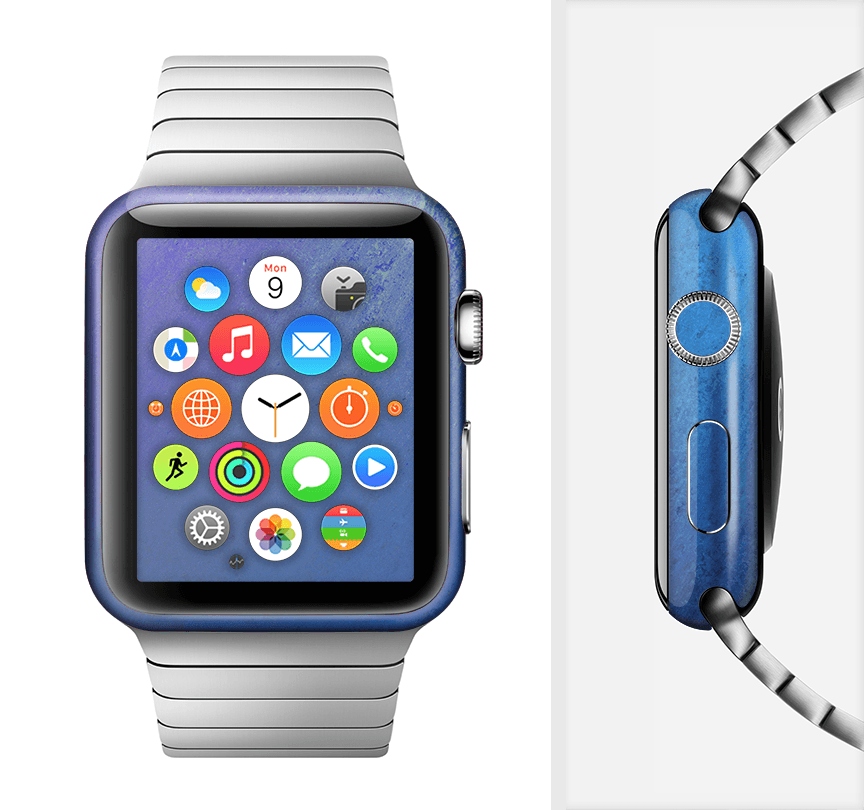 image-The Pastel Blue Surface Full-Body Skin Kit for the Apple Watch