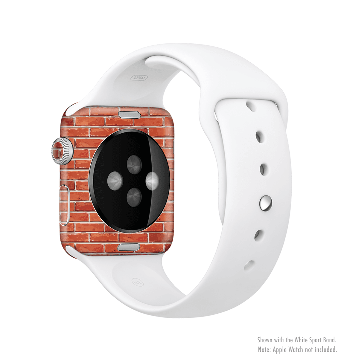 image-The Bright Red Brick Wall Full-Body Skin Kit for the Apple Watch