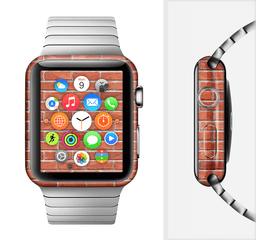 image-The Bright Red Brick Wall Full-Body Skin Kit for the Apple Watch