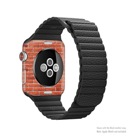 image-The Bright Red Brick Wall Full-Body Skin Kit for the Apple Watch