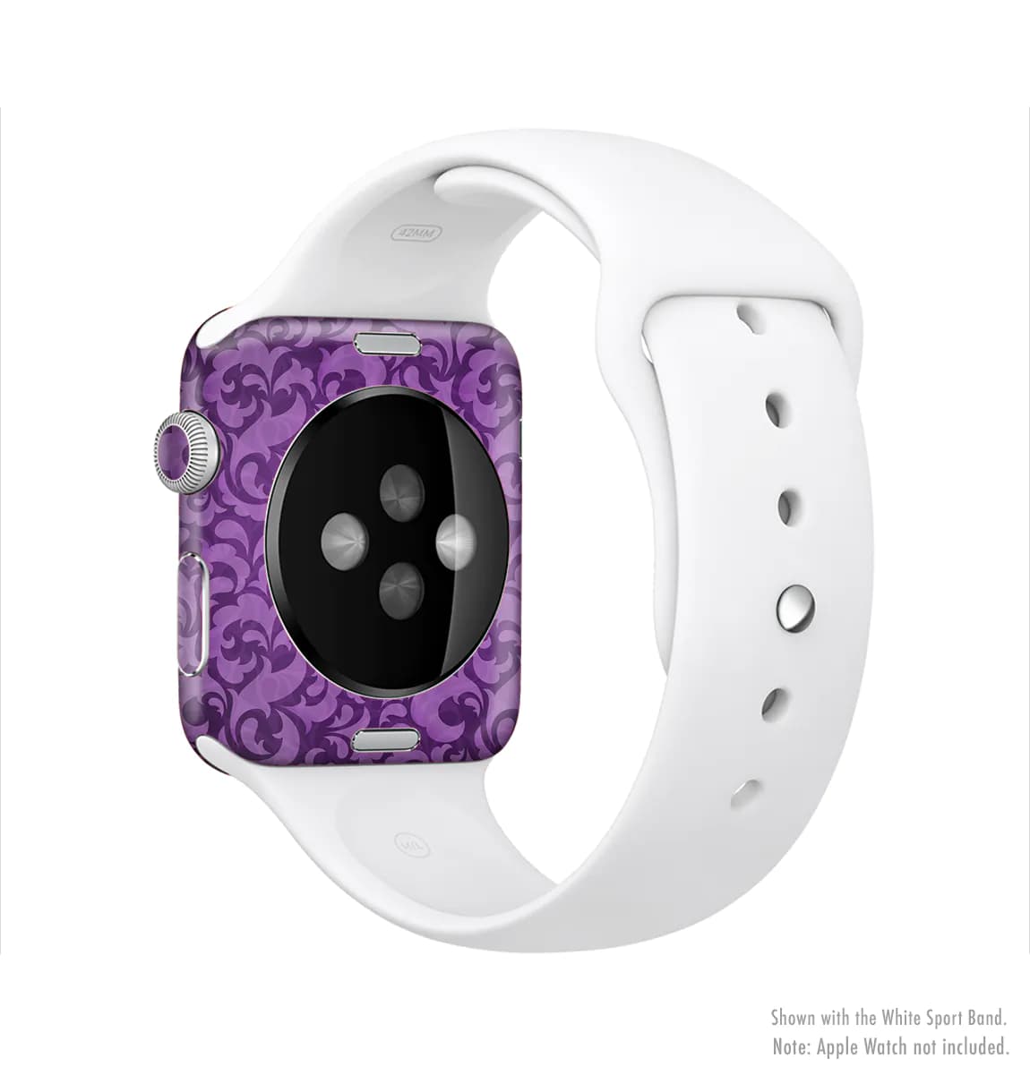 image-The Purple Bright Lace Pattern Full-Body Skin Kit for the Apple Watch