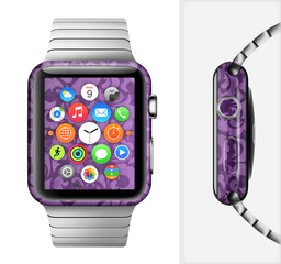 image-The Purple Bright Lace Pattern Full-Body Skin Kit for the Apple Watch