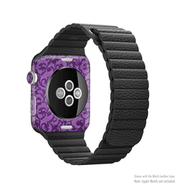 image-The Purple Bright Lace Pattern Full-Body Skin Kit for the Apple Watch