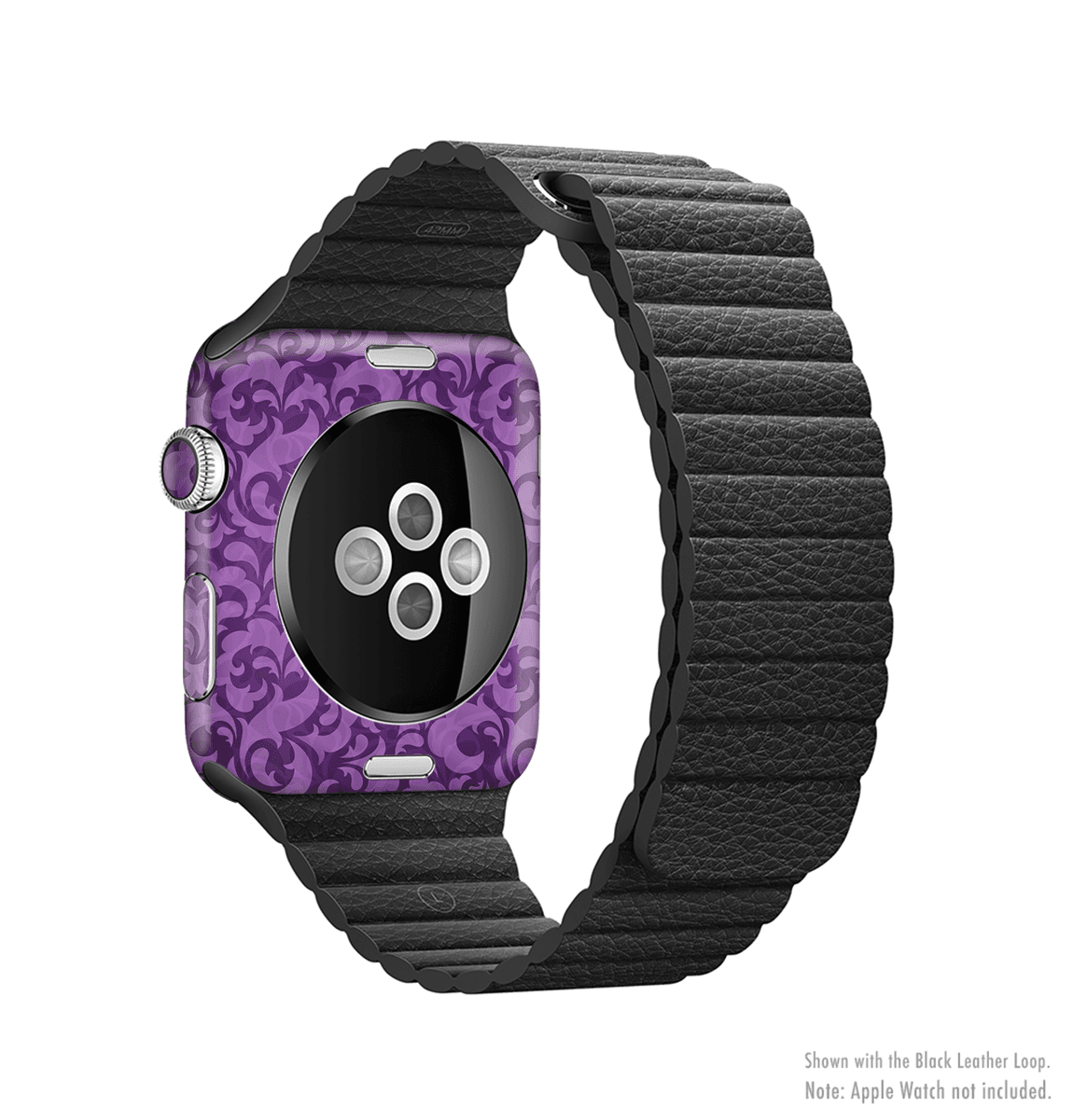 image-The Purple Bright Lace Pattern Full-Body Skin Kit for the Apple Watch