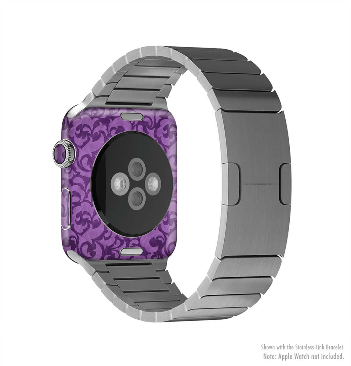 image-The Purple Bright Lace Pattern Full-Body Skin Kit for the Apple Watch
