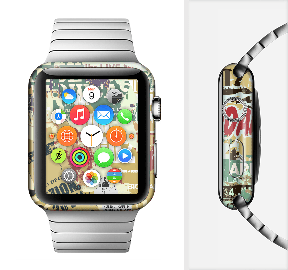 image-The Torn Magazine Collage Full-Body Skin Kit for the Apple Watch