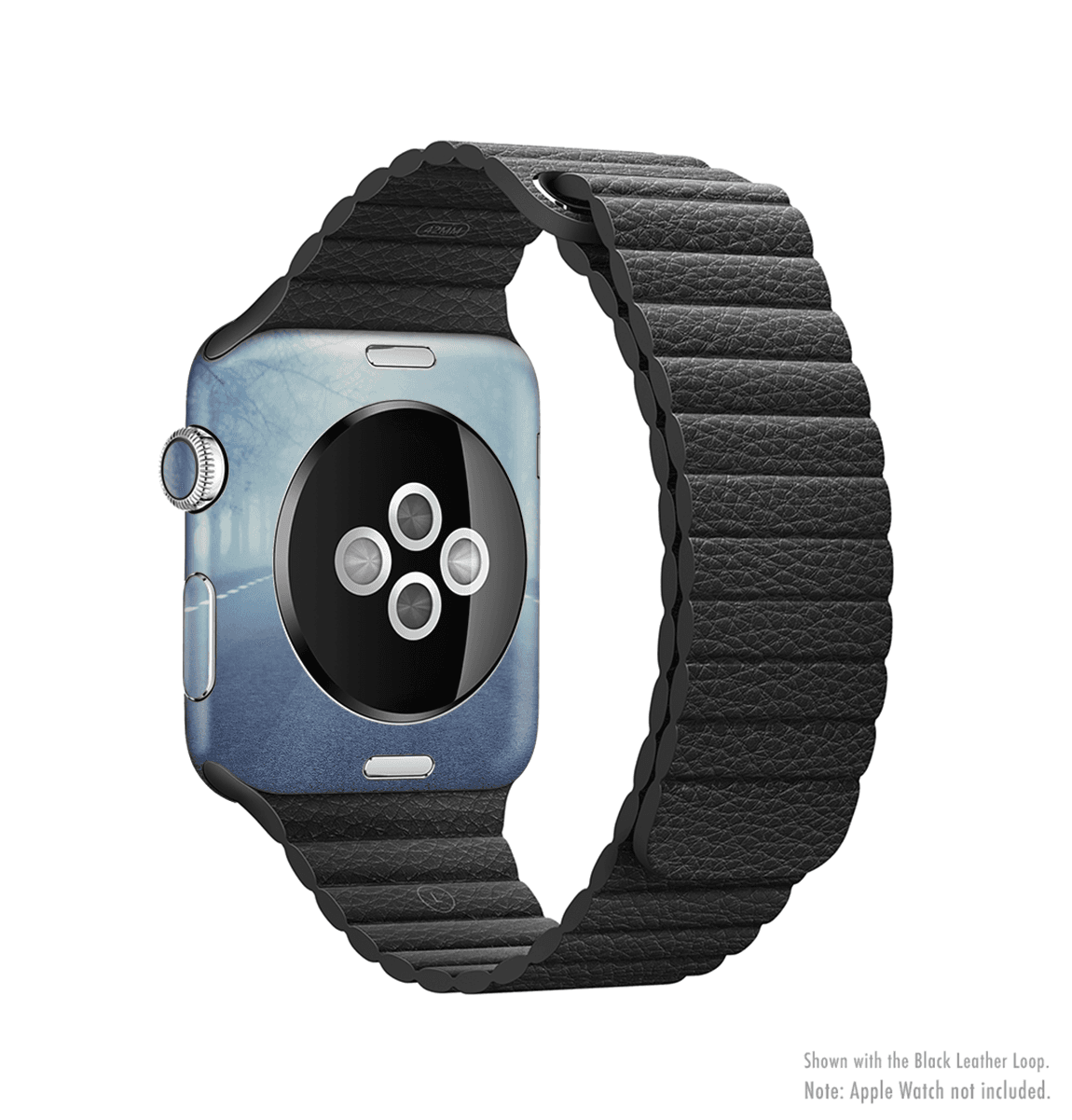 image-The Foggy Back Road Full-Body Skin Kit for the Apple Watch