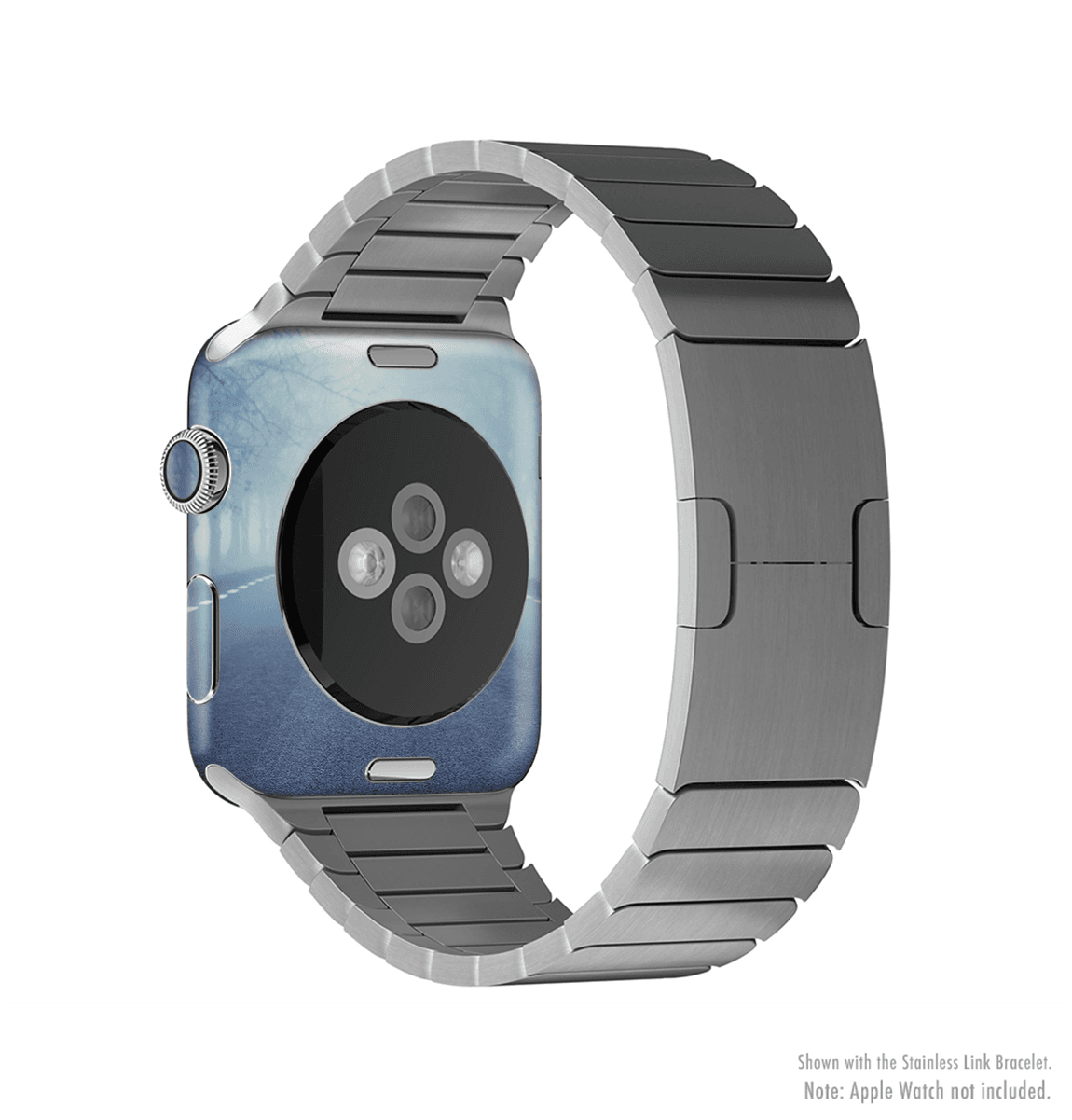 image-The Foggy Back Road Full-Body Skin Kit for the Apple Watch