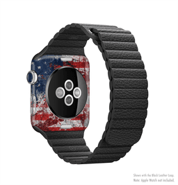 image-The Grungy American Flag Full-Body Skin Kit for the Apple Watch