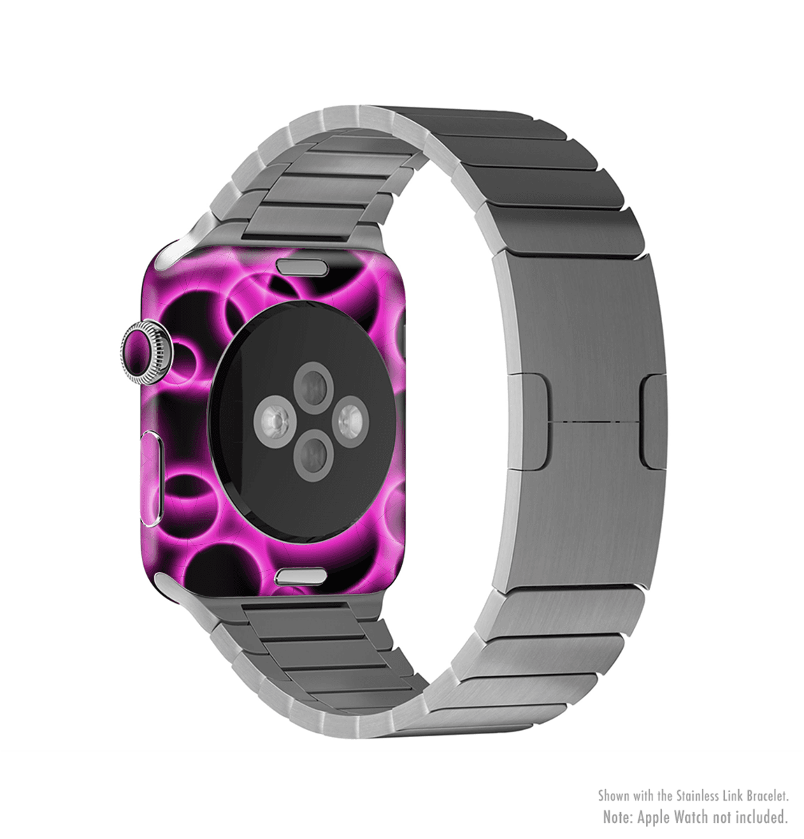 image-The Vibrant Pink Glowing Cells Full-Body Skin Kit for the Apple Watch