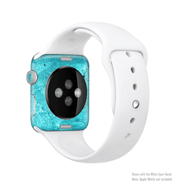 image-The Vibrant Blue Cement Texture Full-Body Skin Kit for the Apple Watch