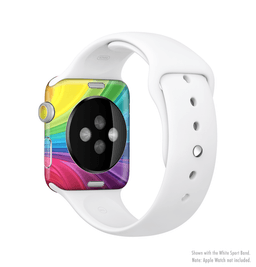image-The Neon Colored Swirled Full-Body Skin Kit for the Apple Watch