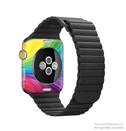 image-The Neon Colored Swirled Full-Body Skin Kit for the Apple Watch