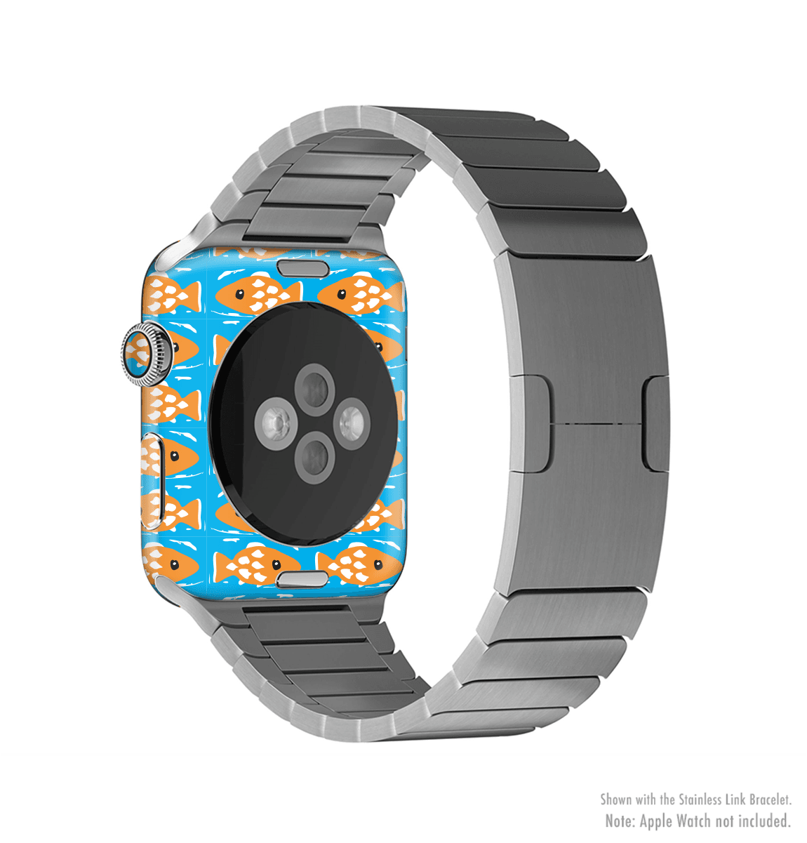 image-The Seamless Vector Gold Fish Full-Body Skin Kit for the Apple Watch