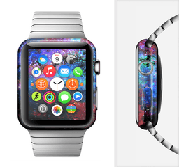 image-The Neon Colored Paint Universe Full-Body Skin Kit for the Apple Watch