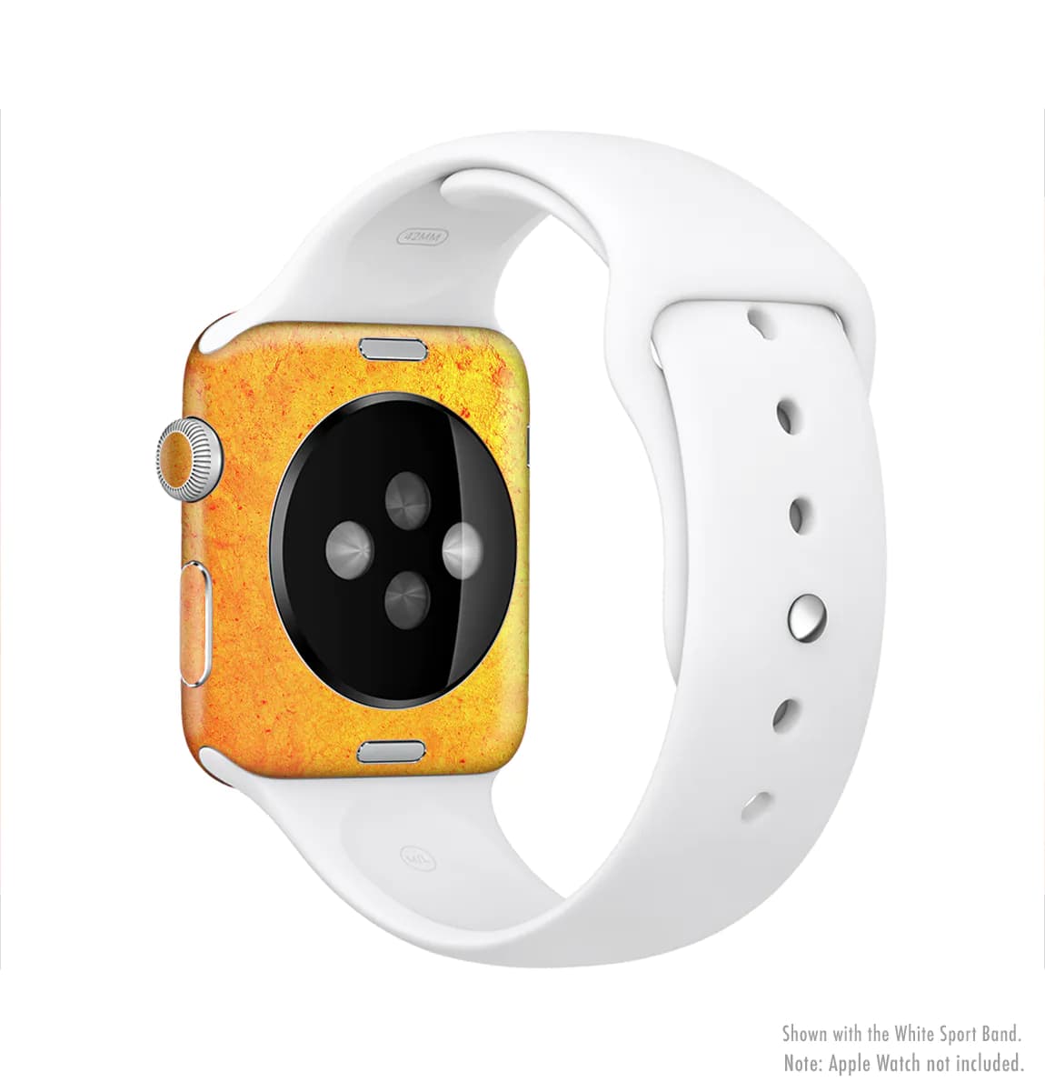 image-The Orange Vibrant Texture Full-Body Skin Kit for the Apple Watch