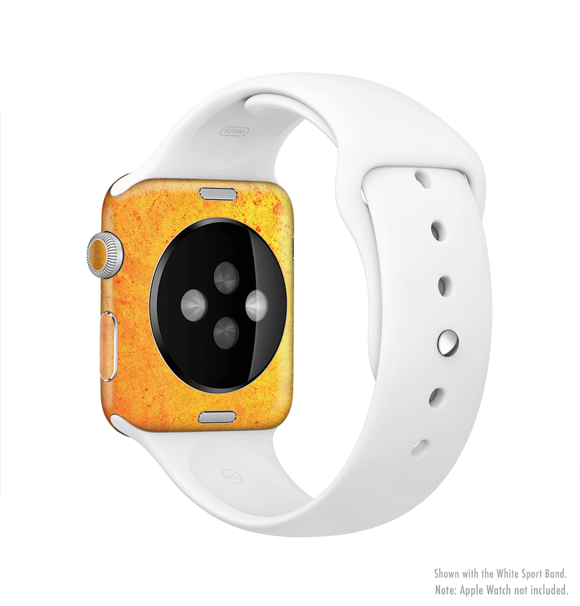 image-The Orange Vibrant Texture Full-Body Skin Kit for the Apple Watch