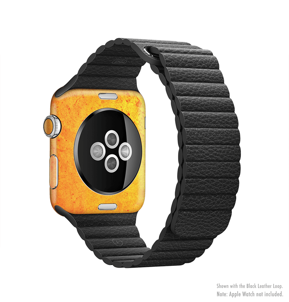 image-The Orange Vibrant Texture Full-Body Skin Kit for the Apple Watch
